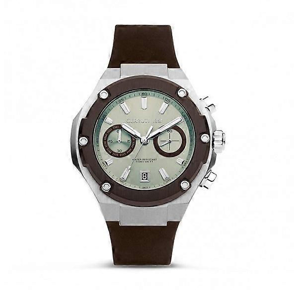 Cerruti 1881 Lucardo Ciwgo2206101 Men's Quartz Watch - Brown Dial, Rubber Strap