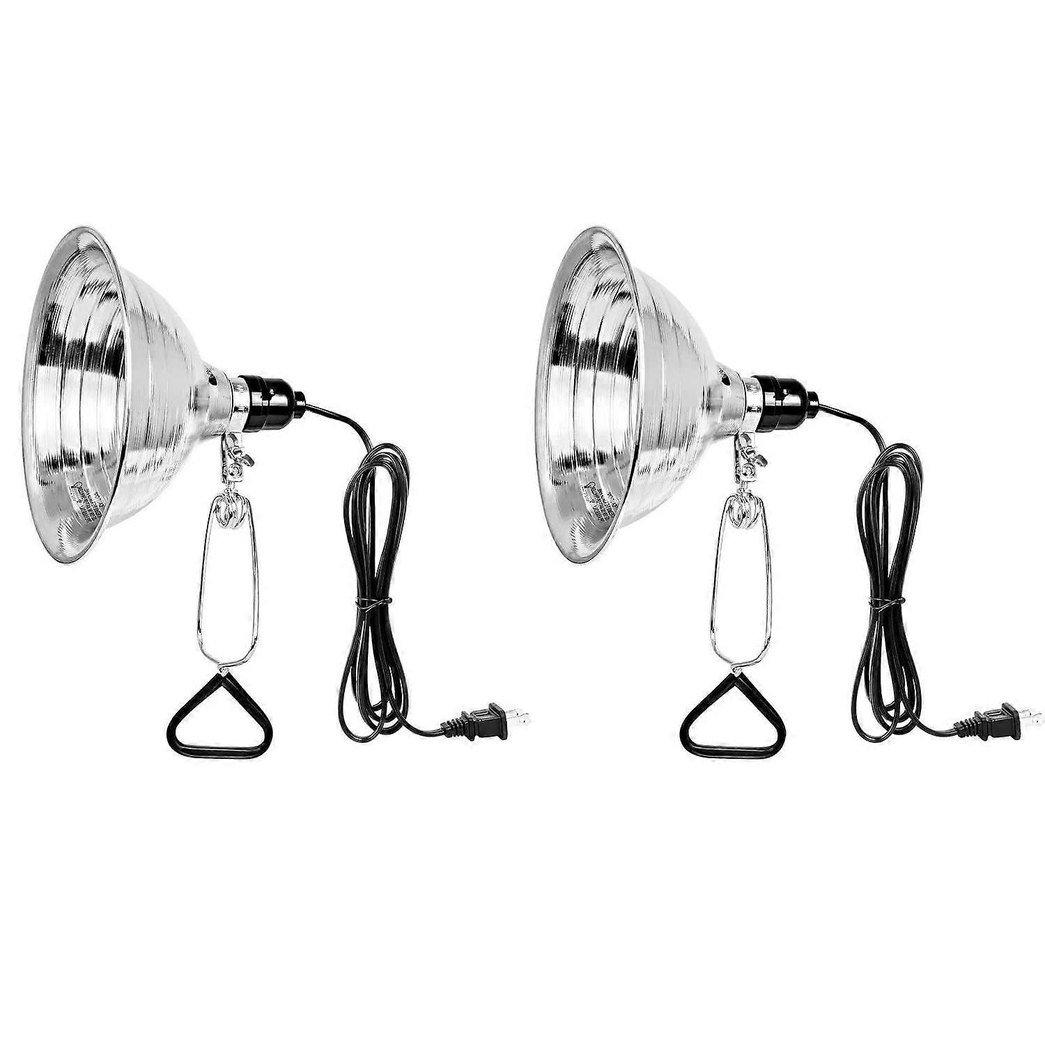 2 Pack Clamp-On Lamp Light Simple Luxury 8.5 Inch
