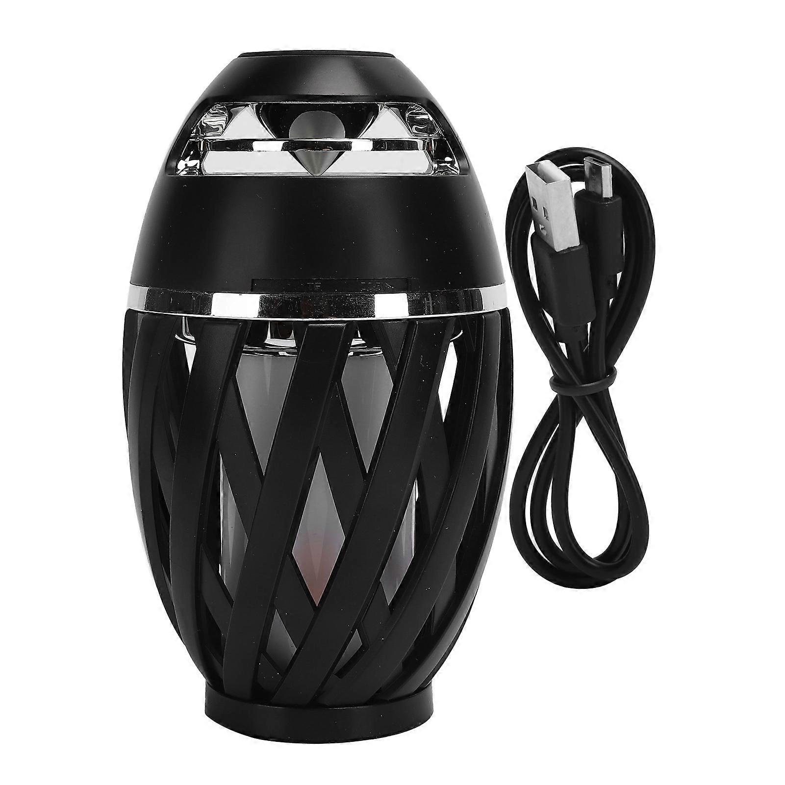 Bluetooth Speaker LED Flame Light Portable Loudspeaker Colorful Ambience Lamp Speaker