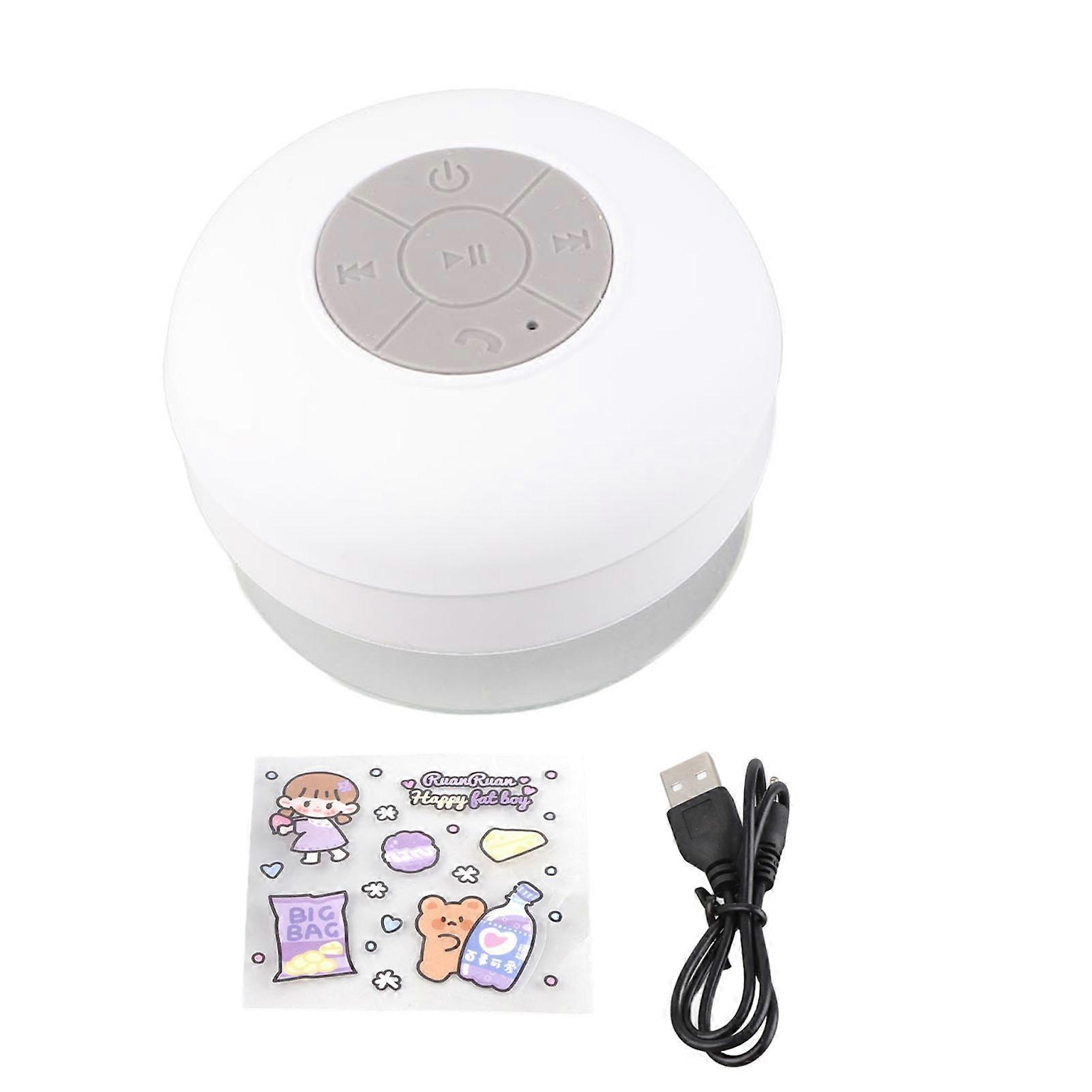 Shower Speaker, Bluetooth, Waterproof, Drop Resistant, Portable, Wireless, Bathroom