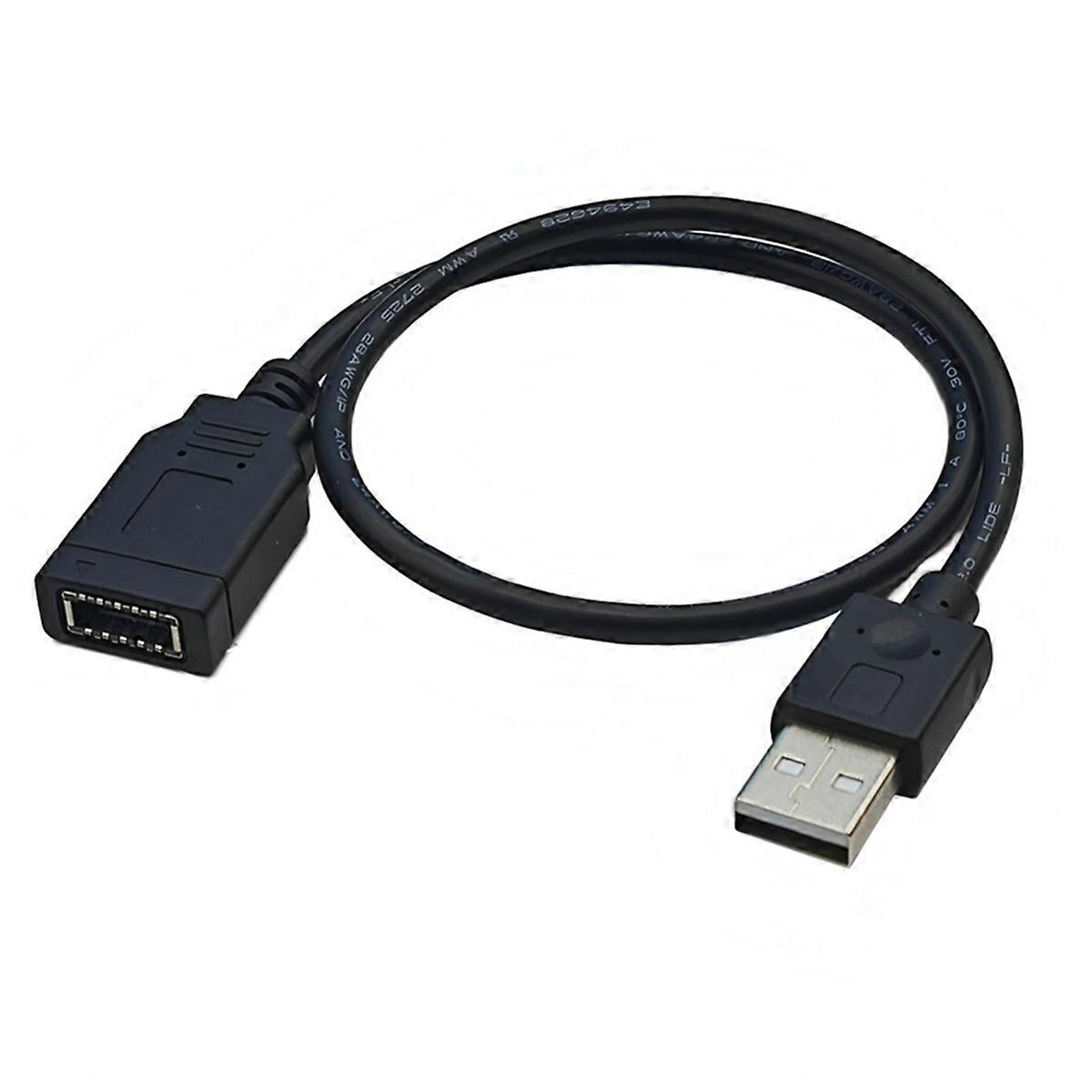 USB-A Male to Type-C Front Panel Cable USB Front Panel Adapter Cable USB2.0 to TYPE-E KEY-A Adapter