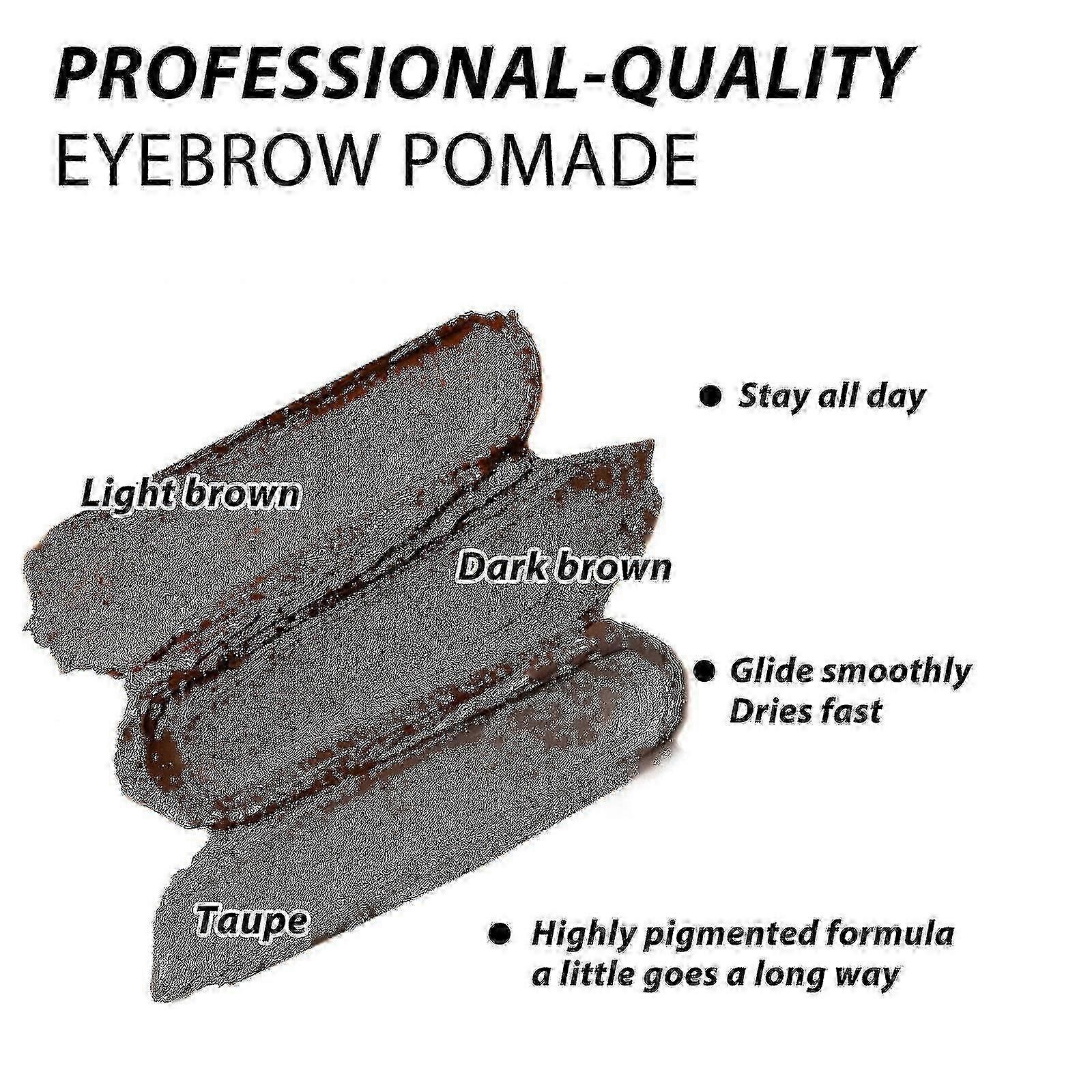 Jaysuing Eyebrow Cream Waterproof, Quick-drying, Non-fading, Non-smearing, | Dark Brown