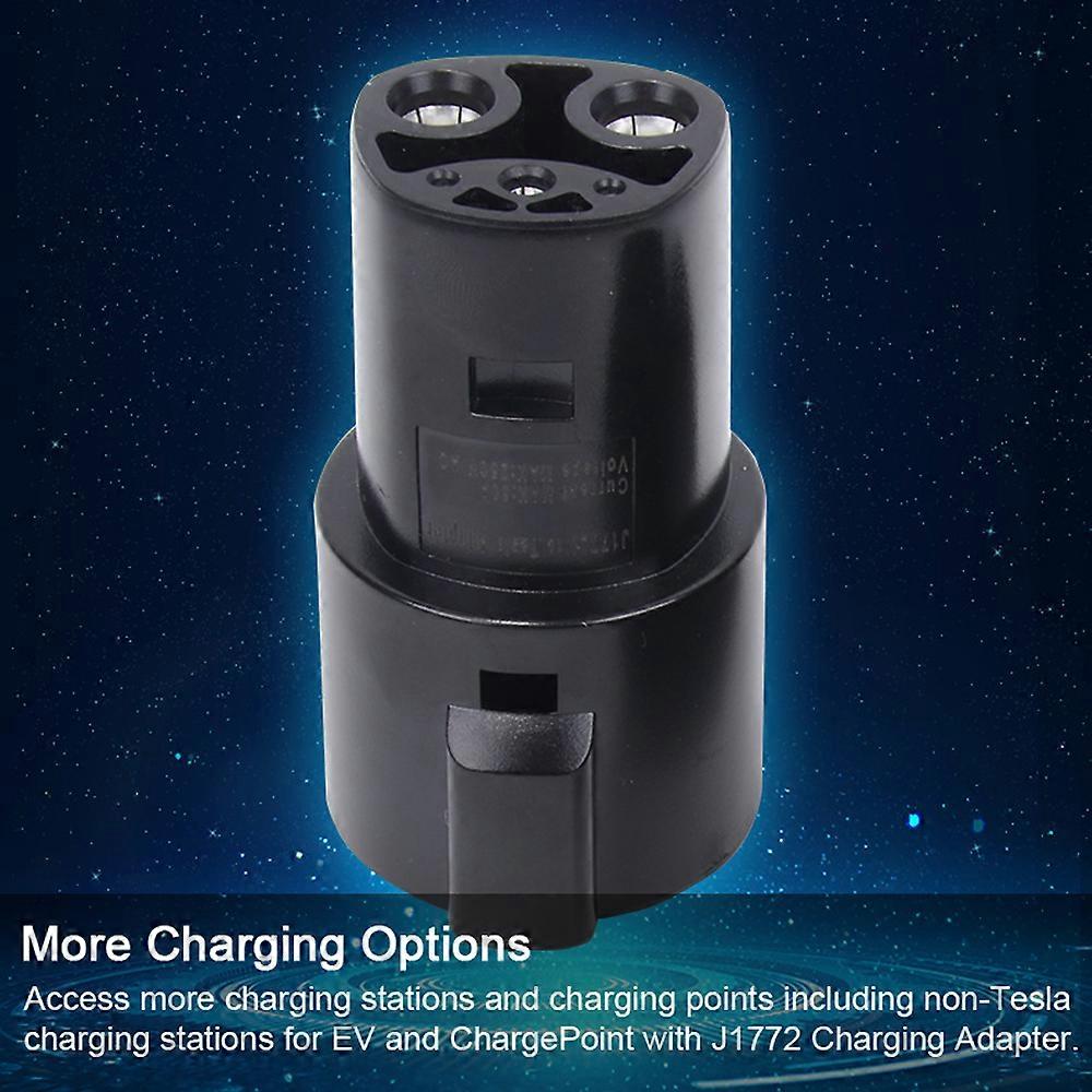 Charging Adapter 60A IP54 Waterproof Electric Vehicle Charging Connector Compatible with Tesla Model 3 Y S X