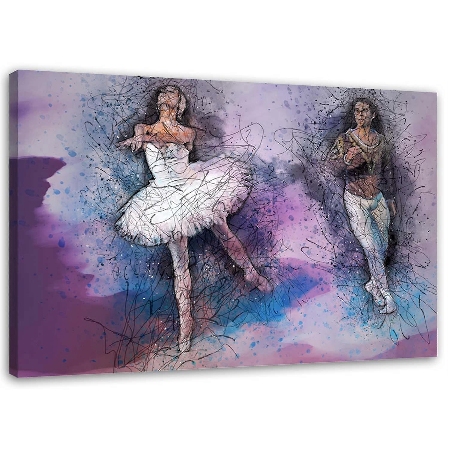 Impression sur toile, Couple dansant ballet - 90x60