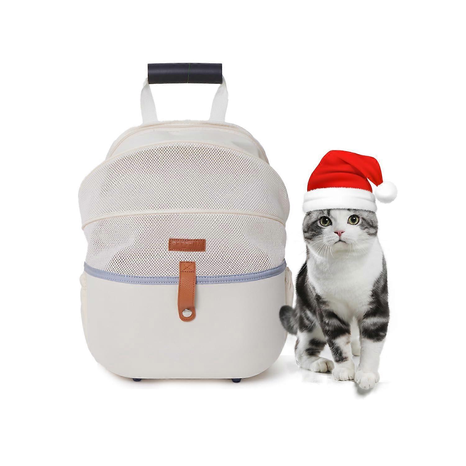 Cat Backpack Carrier, Airline Approved, for Small Cats/Dogs/Puppies/Rabbit to 13.2 Lbs