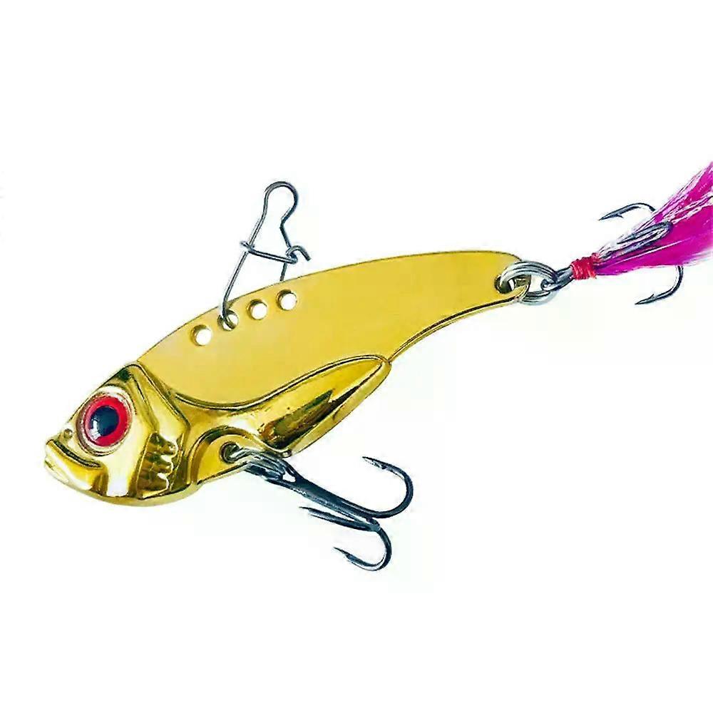 Pullu Yem Acı Su Uzun Atmak Tam Yüzme Katmanı Vib Saç Üç Kanca Metal Yol Alt Yem Biyomimetik Balıkçılık Yemi