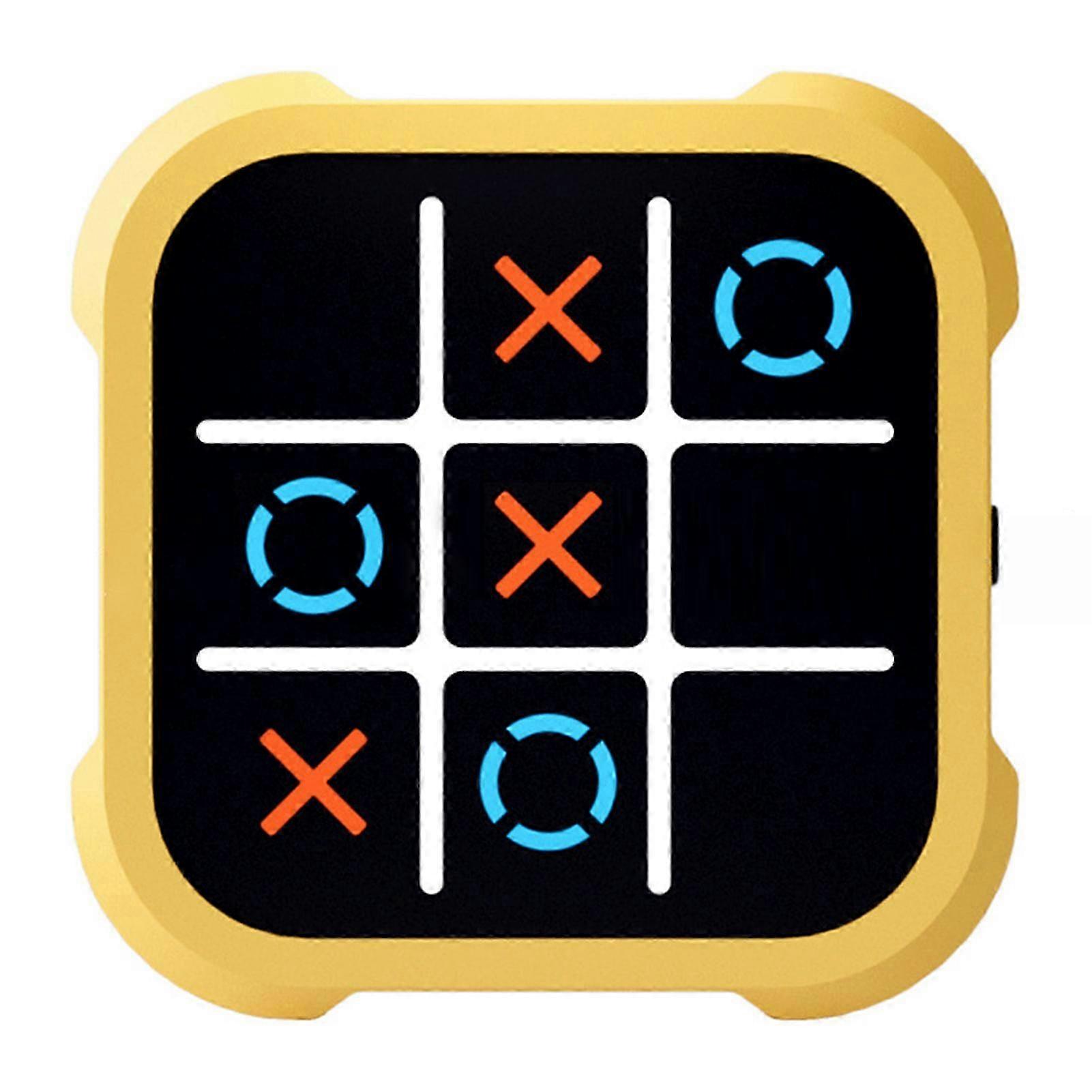 Portable Educational Board Game for Memory Training: Tic-Tac-Toe Bolt with Fidgets Toys