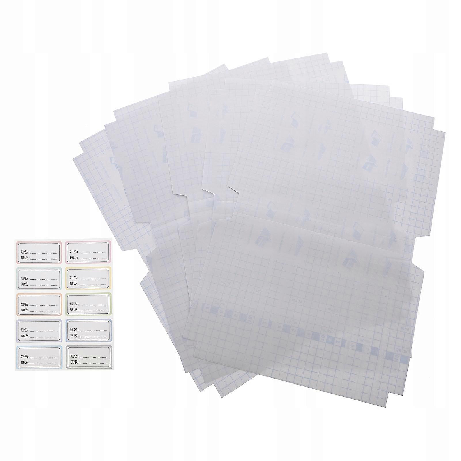 Película de cubierta de libro adhesiva 10 piezas