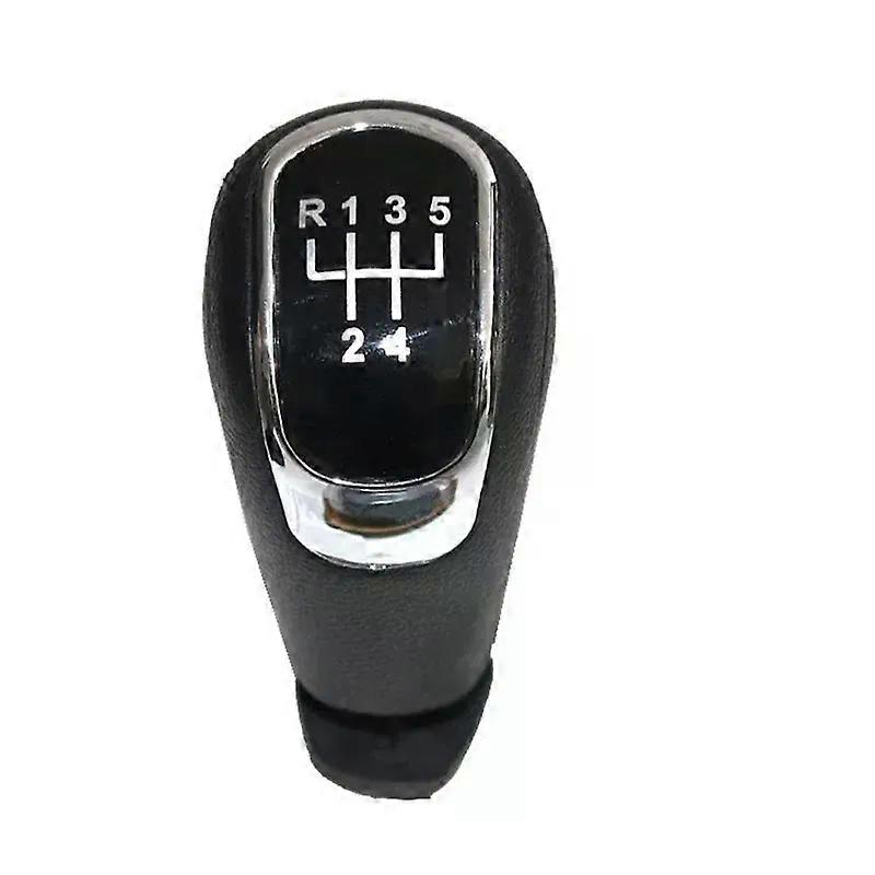 Manual chrome Car Shift Gear Knob Lever Gaitor Boot Cover For fabia MK1 00-08 Skoda 3 T II 09-12 SUPERB II 08-12 MK2 II 2