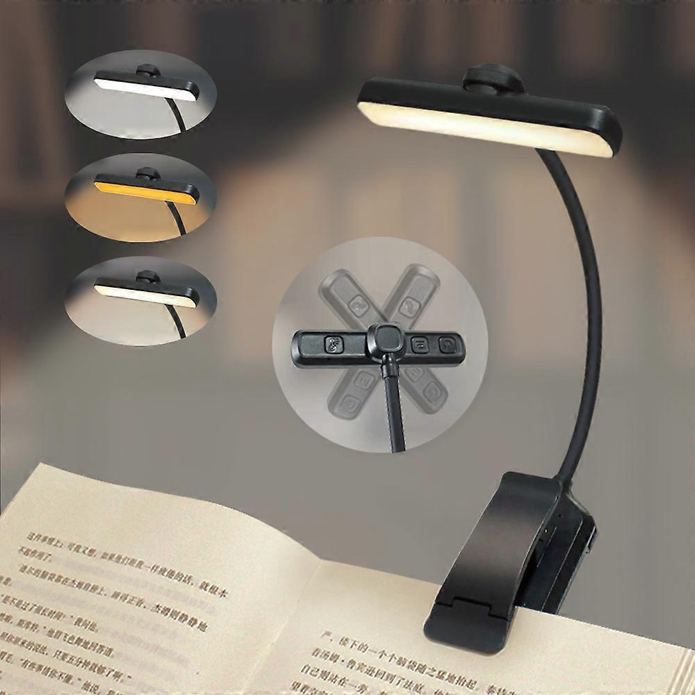 1pcs 19 LED reading light, clip-on rechargeable reading light