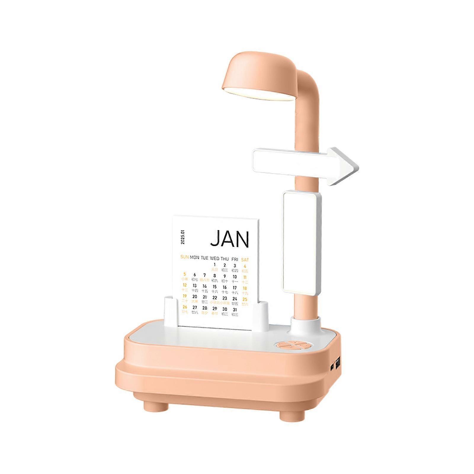 Multifunctional LED Night Light With Adjustable Brightness Bluetooth Speaker Desk Lamp Calendar And Stickers For Home Office Dormitory pp134