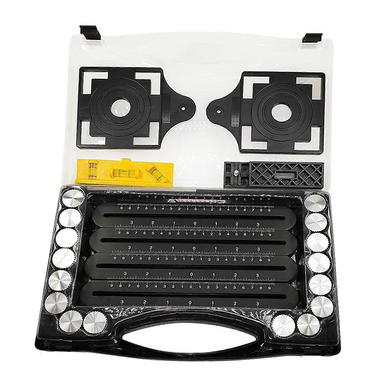 12 Folding Multi Angle Measuring Ruler Ceramic Tile Adjustable for Carpentry