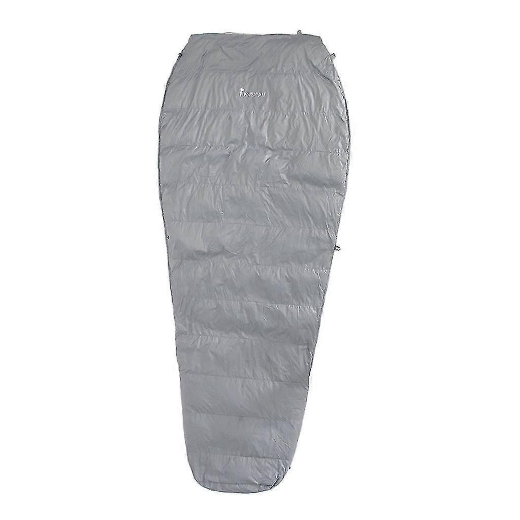 Ultralätt sovsäcksfoder under täcke filt camping sovutrustning grå