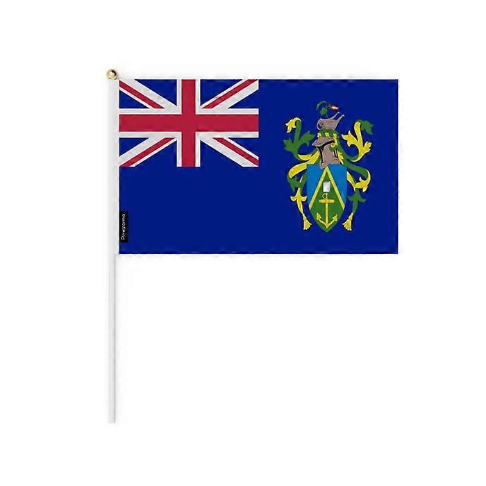 Mini Flag - Pitcairn Islands - 14 x 21 cm - Pack of 50 - Polyester - Lightweight and sturdy