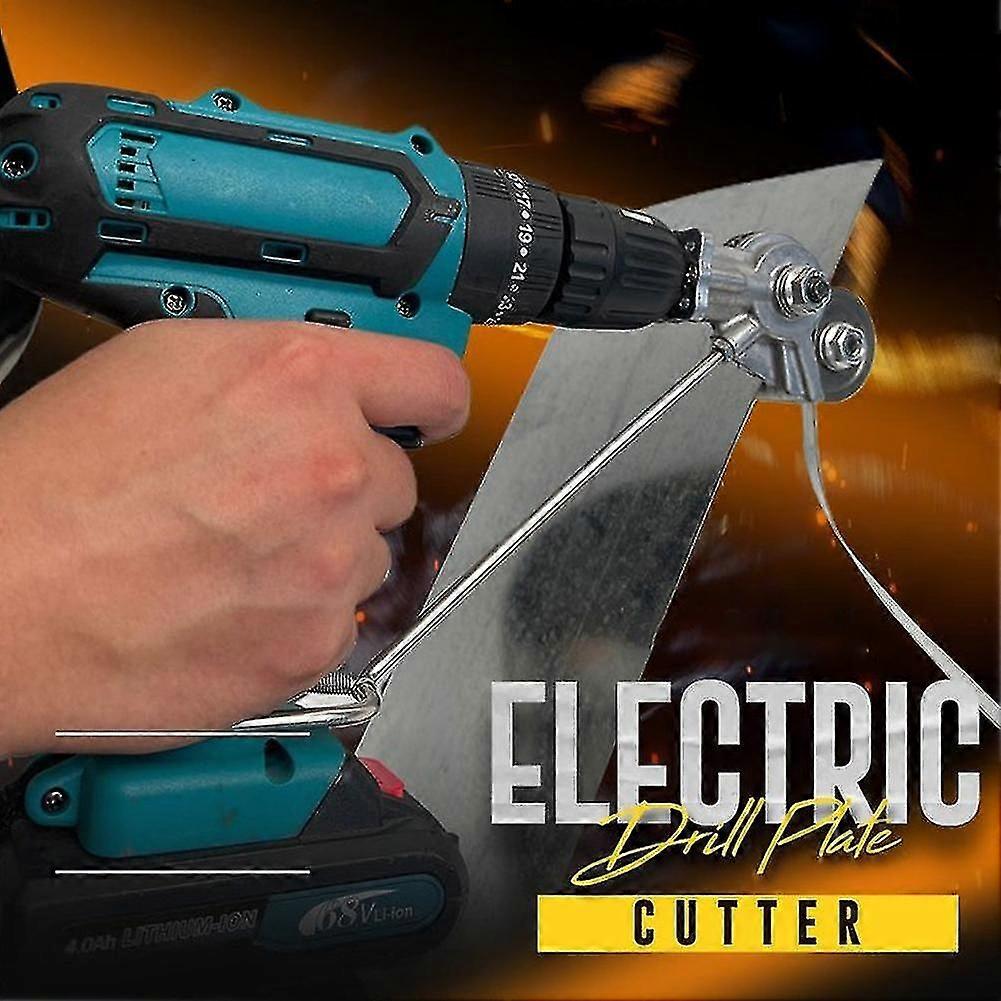 Electric Drill Plate Cutter Sheet Metal Nibbler Precise Cutting Portable Sheet Metal Cutting Tool
