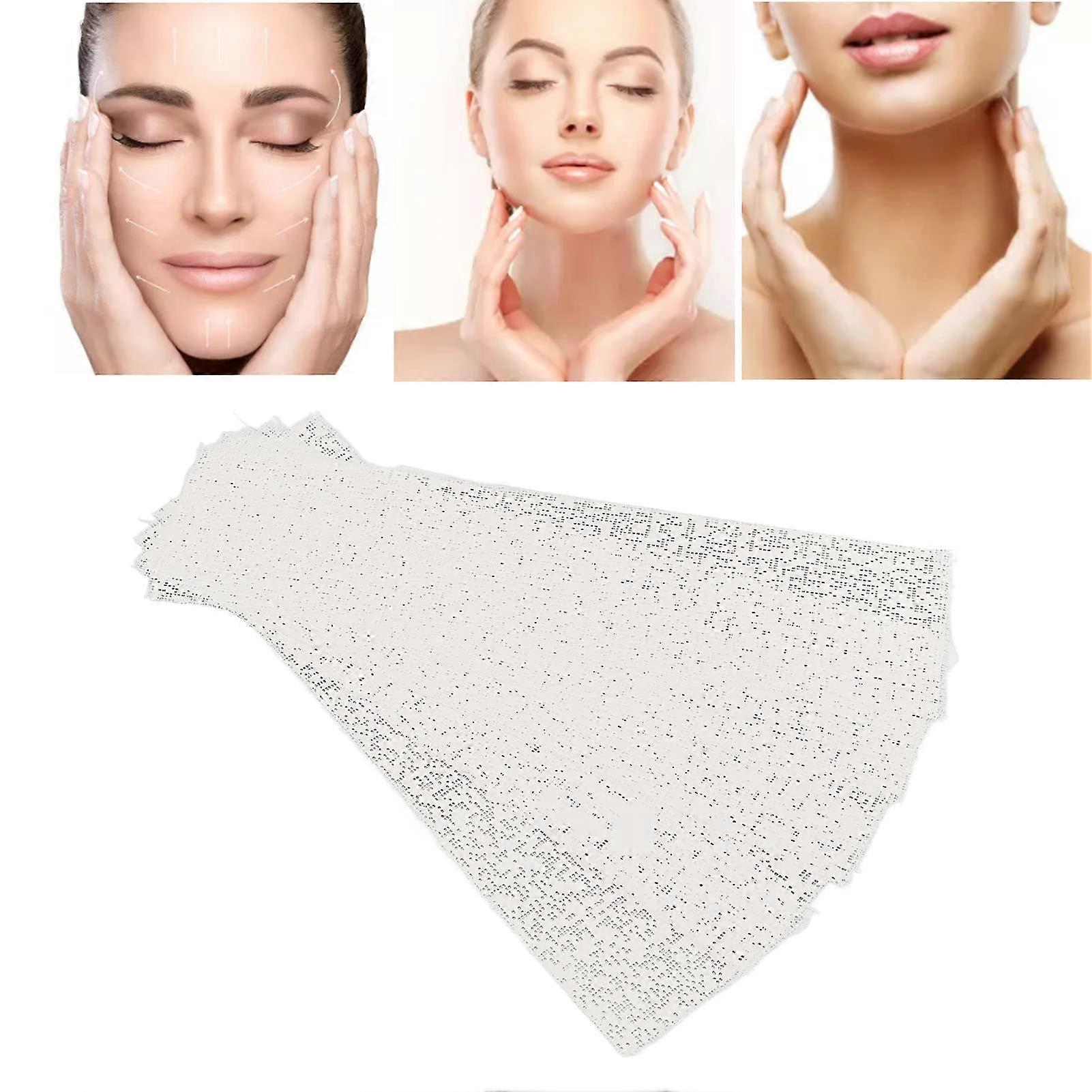 Mummy Face Moisturizing Plaster Facial Masks, V Face Lifting Bandages with Full Coverage, for Skin Care