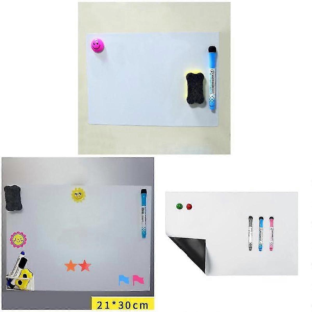 A3 A4 Magnetic Whiteboard Reminder Fridge Family Message Board Office Memo Refrigerator