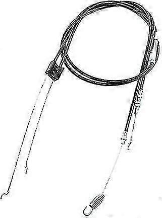 Einhell Gc-pm 56/1s Hw Bowden Clutch Cable for Lawn Mower