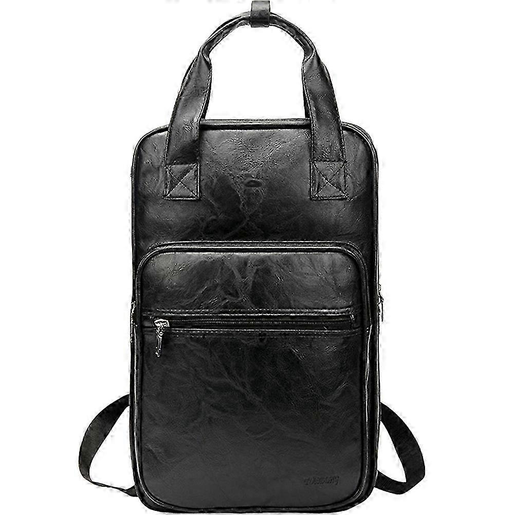 حقيبة تخزين أفخاذ طبل حامل مطرقة حقيبة ظهر لفرش الأسطوانة 43x26x4.5 سم أسود