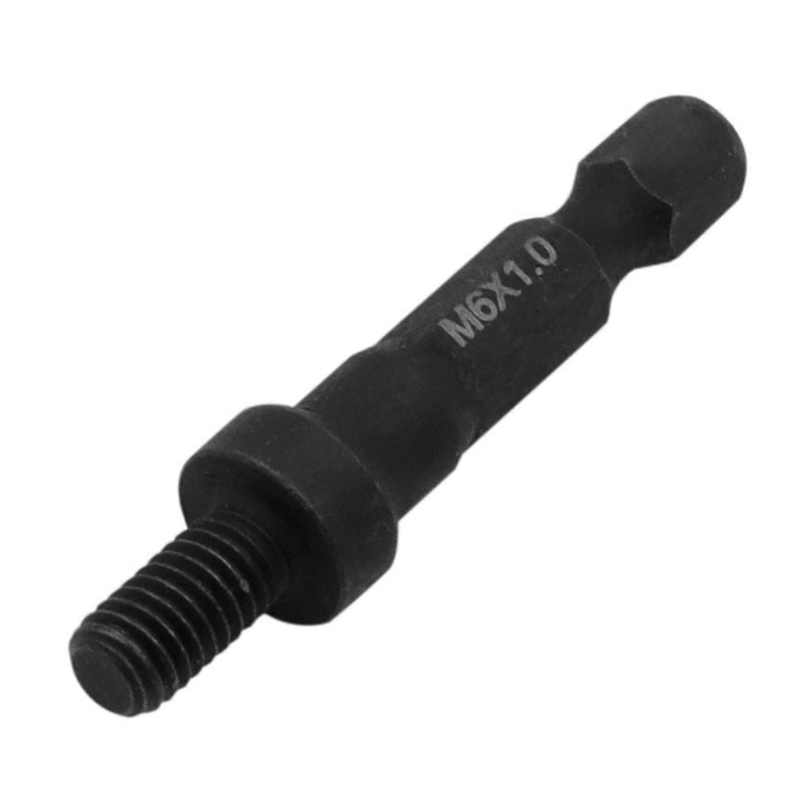6 Sizes Power Drill Sockets Adapter Extension Hex Shanks Socket Adapter Chrome Vanadium Steel M6/M8/M10 6 Types Optional