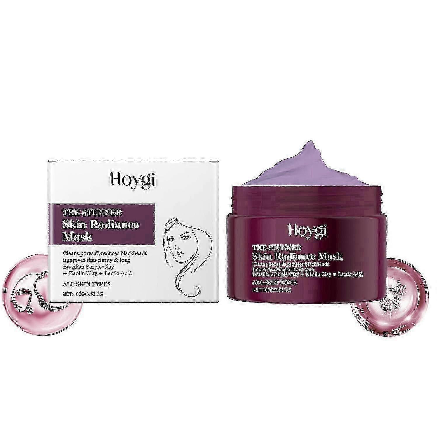 Hoygi Blackhead Brightening Mask Hydrating Moisturizing Moisturizing Cleansing Facial Skin Soft and