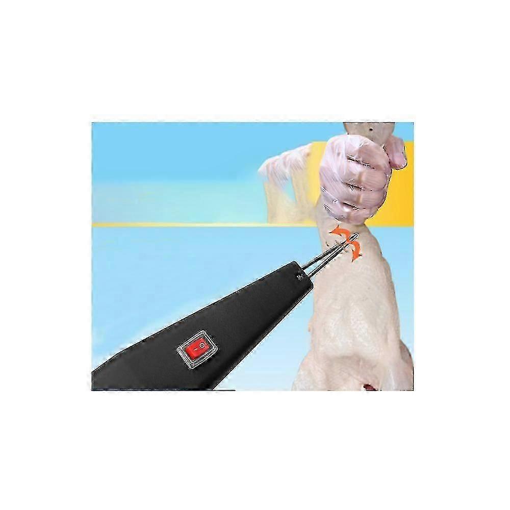 Electric Poultry Plucker Machine, Portable Automatic Chicken Duck Goose Feather Remover with Plug-in