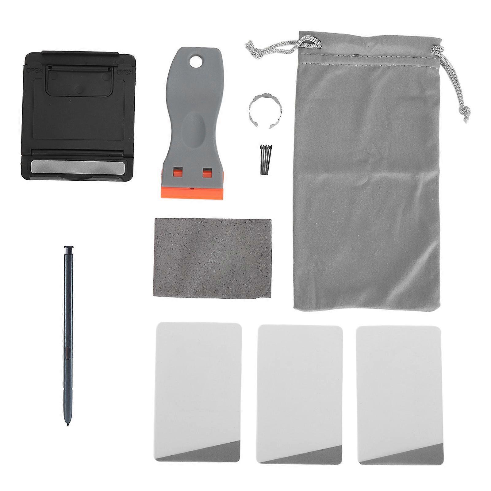 Galaxy Note 10 Lite Stylus Pen: 4096 Pressure Levels, 5 Tips, Phone Stand, Grey