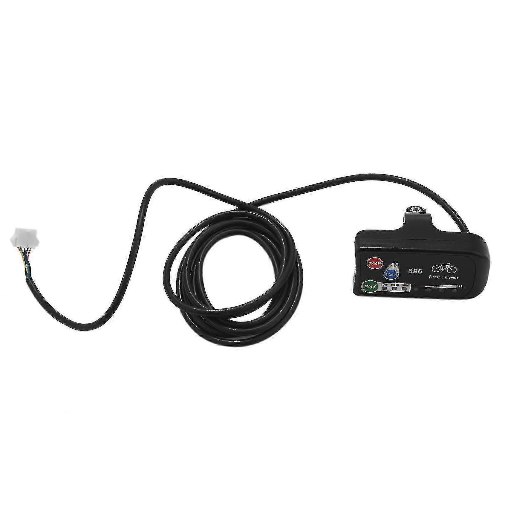 Elektrofahrrad-Display 24V 36V 48V Geeignet für Elektrofahrräder Intelligentes Bedienfeld LCD-Display LED880 Wasserdicht