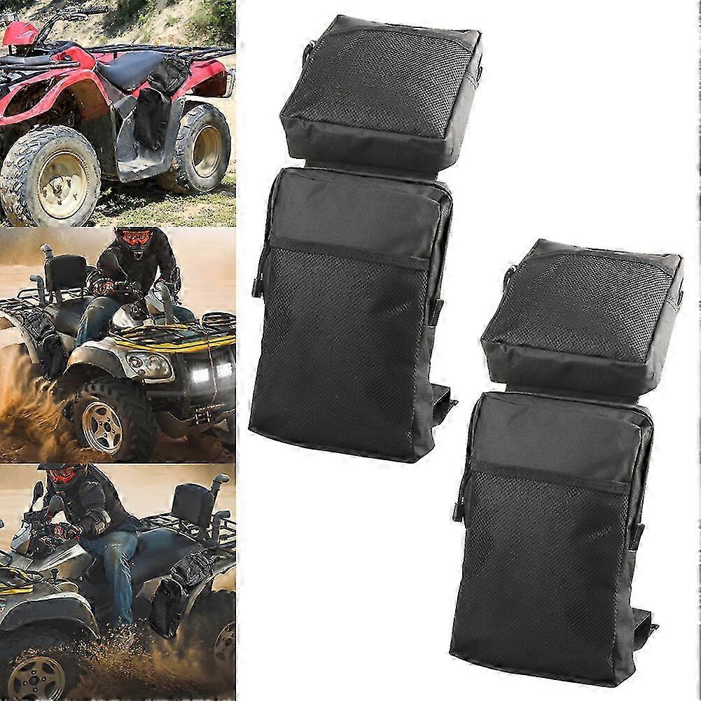 2PCS ATV Fender Väskor Tank Sadelväskor Lastförvaring Jaktväskor