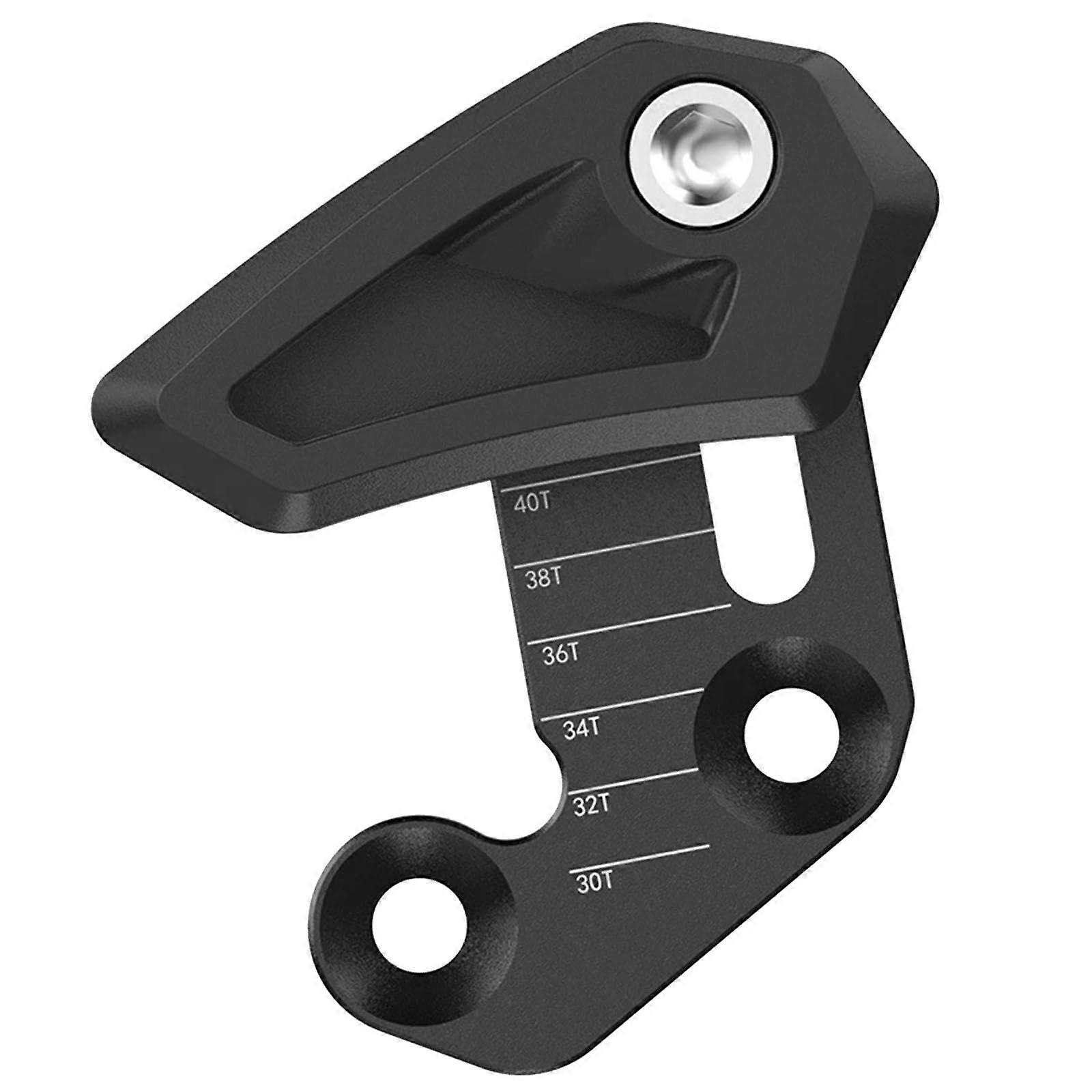 Low Direct Mounted Chain Guard Bicycle Chain Guide, Durable E Type Aluminium Alloy, Compatible with Various Bike Models