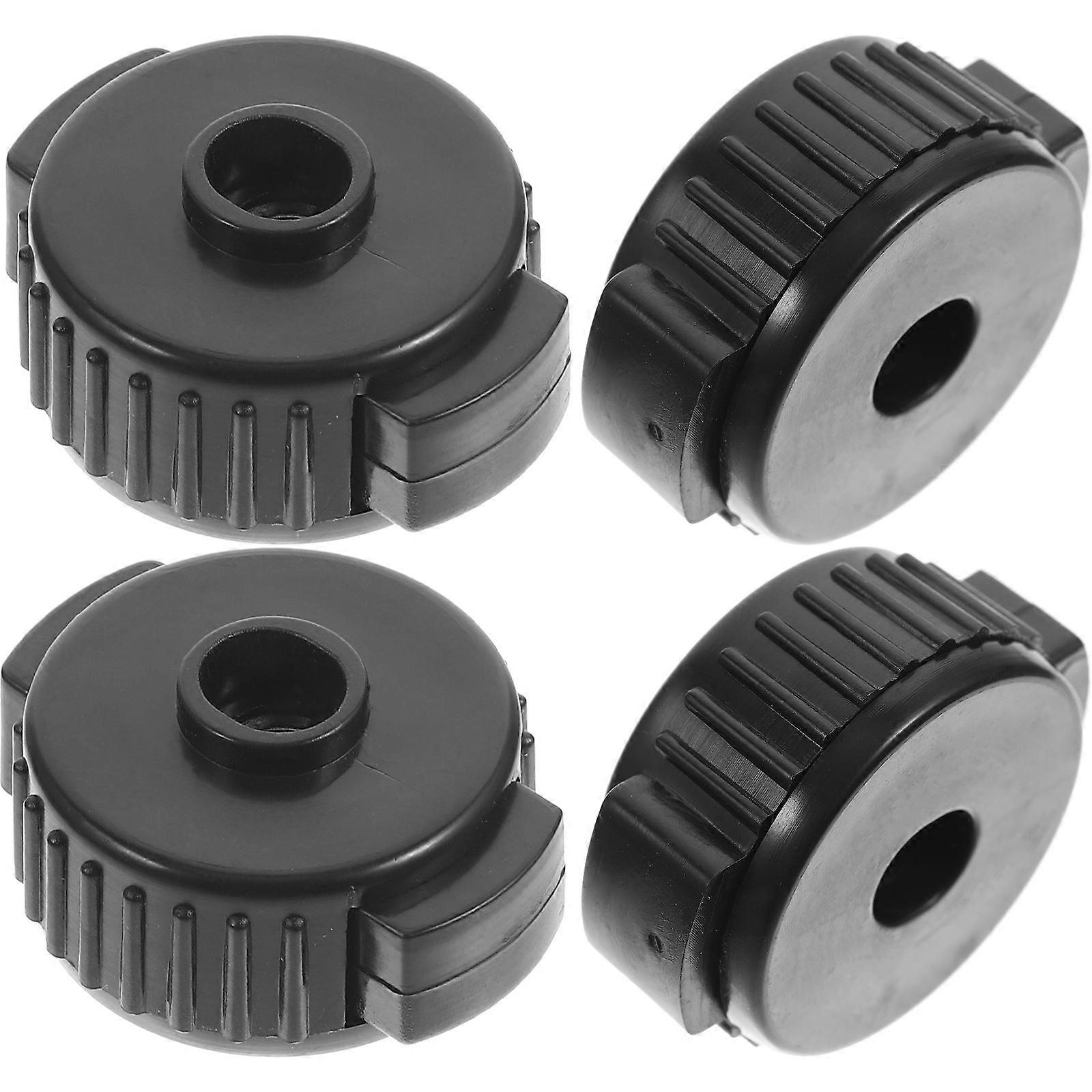4pcs Quick Release Plastic Cymbal Nuts for Stable Drum Kit Percussion Accessories – Low Noise, Easy Installation, Secure Cymbal Holders