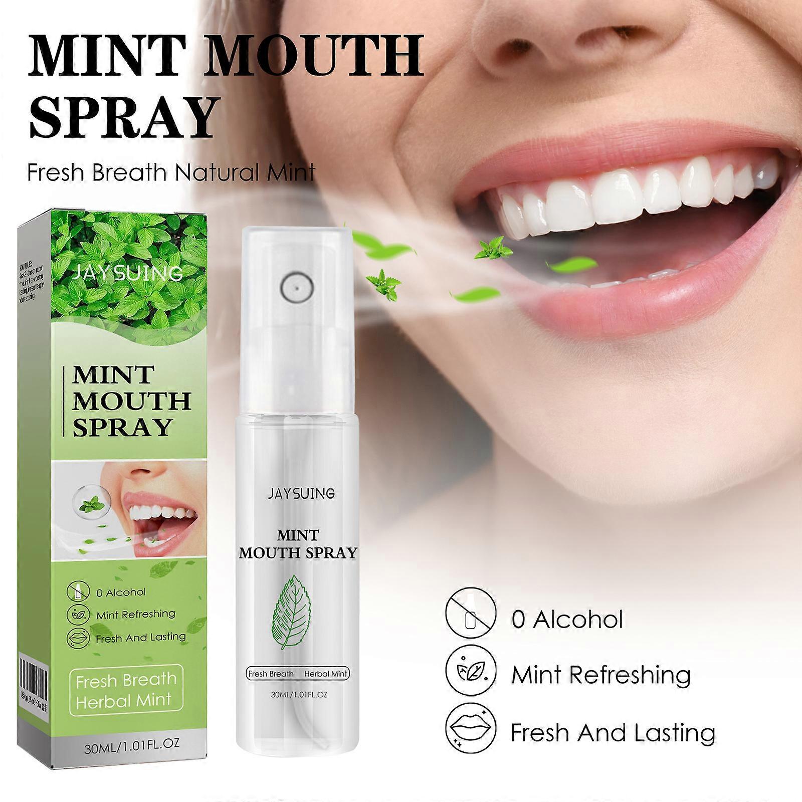 3X Portable Breath Freshener Fresh Breath Clean Breath Freshener Mint Mouth Spray