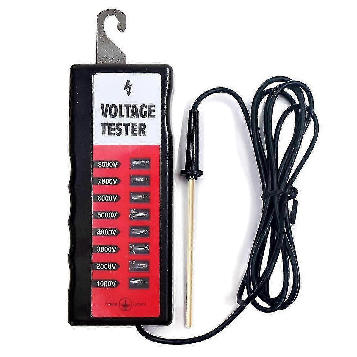 Electric Fence Voltage Tester, Portable Fence Tester, Neon Lights Farming Equipment Testing Tool Fau