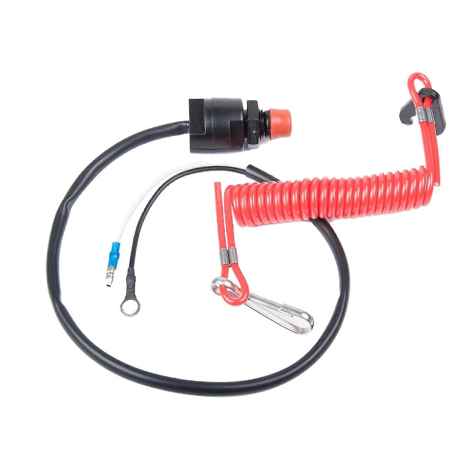 Urgent Stop Switch Safe Easy to Install ABS PE Kill Switch Safety Tether for Yamaha