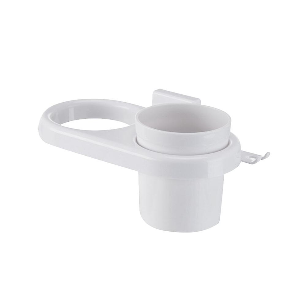 Väggmonterad hårtorkshållare, ingen stansdesign, robust förvaringsställ för badrum eller sovrum, enkel installation