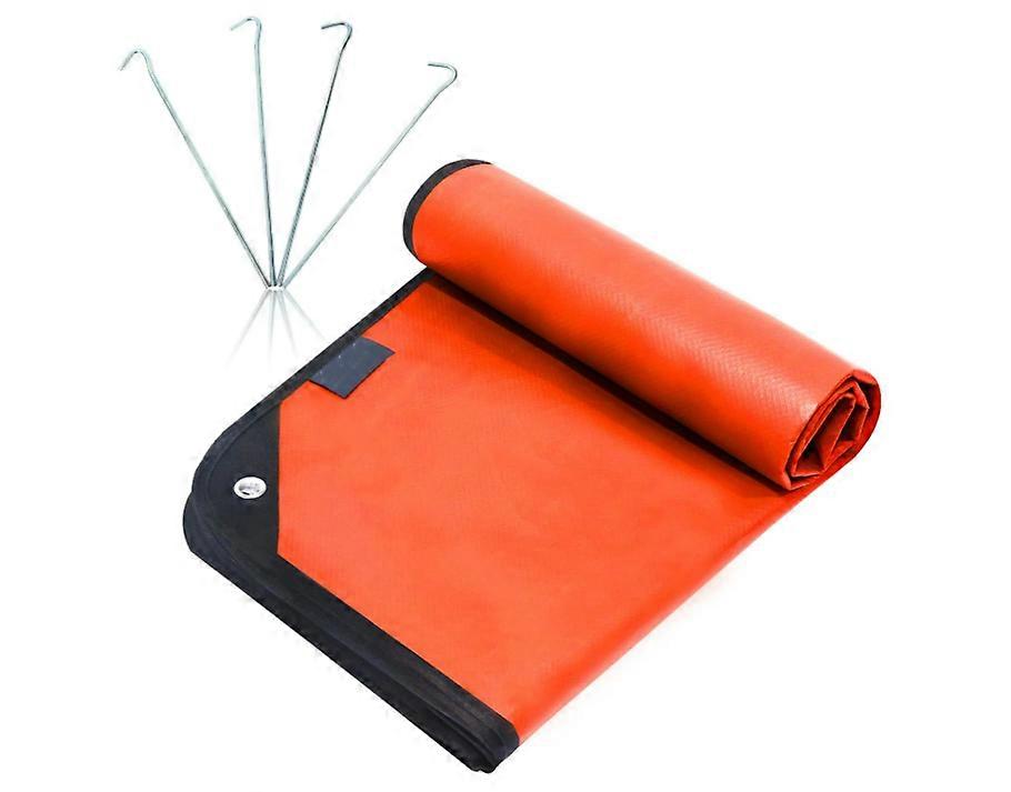 Multilayer Heavy Duty Solar Emergency Survival Blanket Orange, Reflective Mylar Waterproof Windproof Thermal, for Rescue Actions, Car Camping(orange c