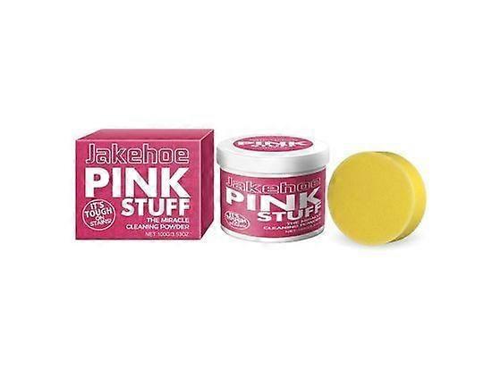 Stain Remover The Pink Stuff Miracle Cleaning Powder & Scrubber Sponge Bundle All-Purpose Non-Scratch Stain Remover for Kitchen, Bathroom, Laundry & M