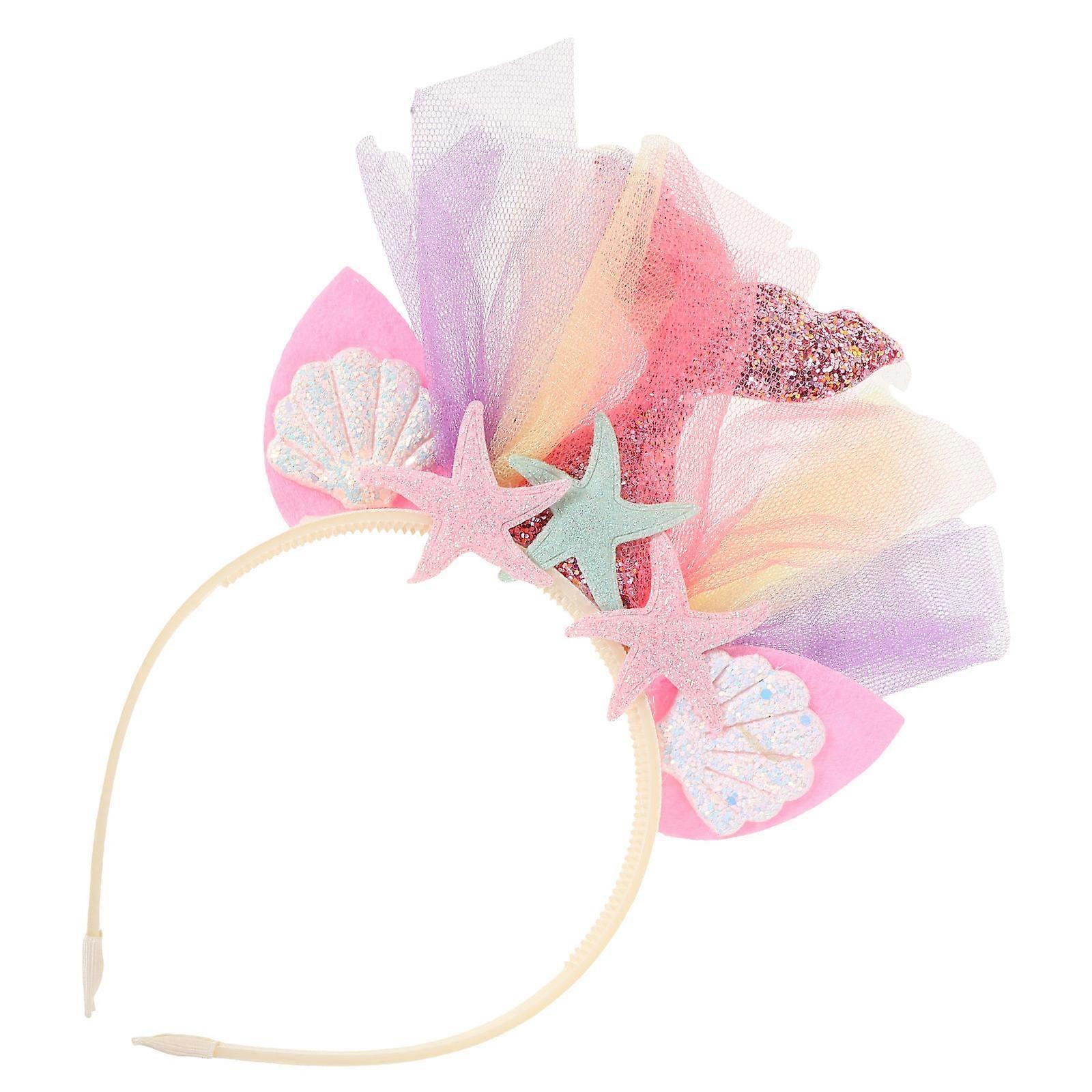 Mermaid Crown Kids Multi Color Crown Tiaras Resin Costume Accessory 1Pcs