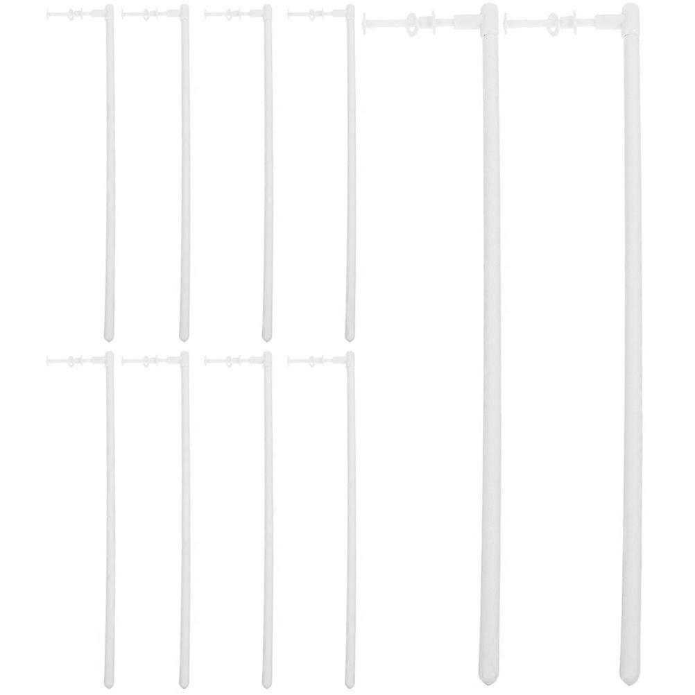 Garden Pinwheel Parts Plastic Windmill Sticks Replacement Components Makers 27.50X0.80X0.80cm 20Set