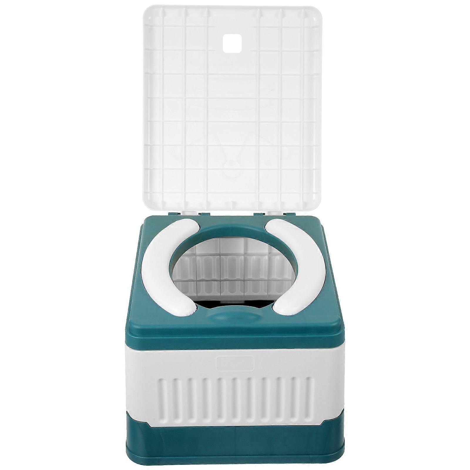 Portable Folding Toilet for Outdoor, Travel, Emergency, and Camping Use – Durable, Collapsible Design for Easy Carrying and Versatile Applications