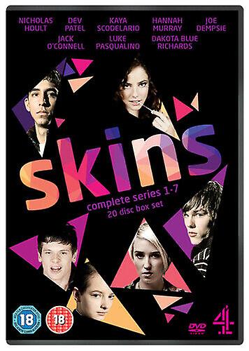Skins Complete Series 1-7 DVD (2019) Kaya Scodelario cert 18 20 discs - Region 2