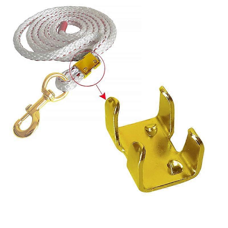 3 יחידות מהדקי חבל כפול מברזל כבד עבור 14 חבלים 16 מ"מ אידיאלי לטיפוס רצועות כלב מפרש ועוד