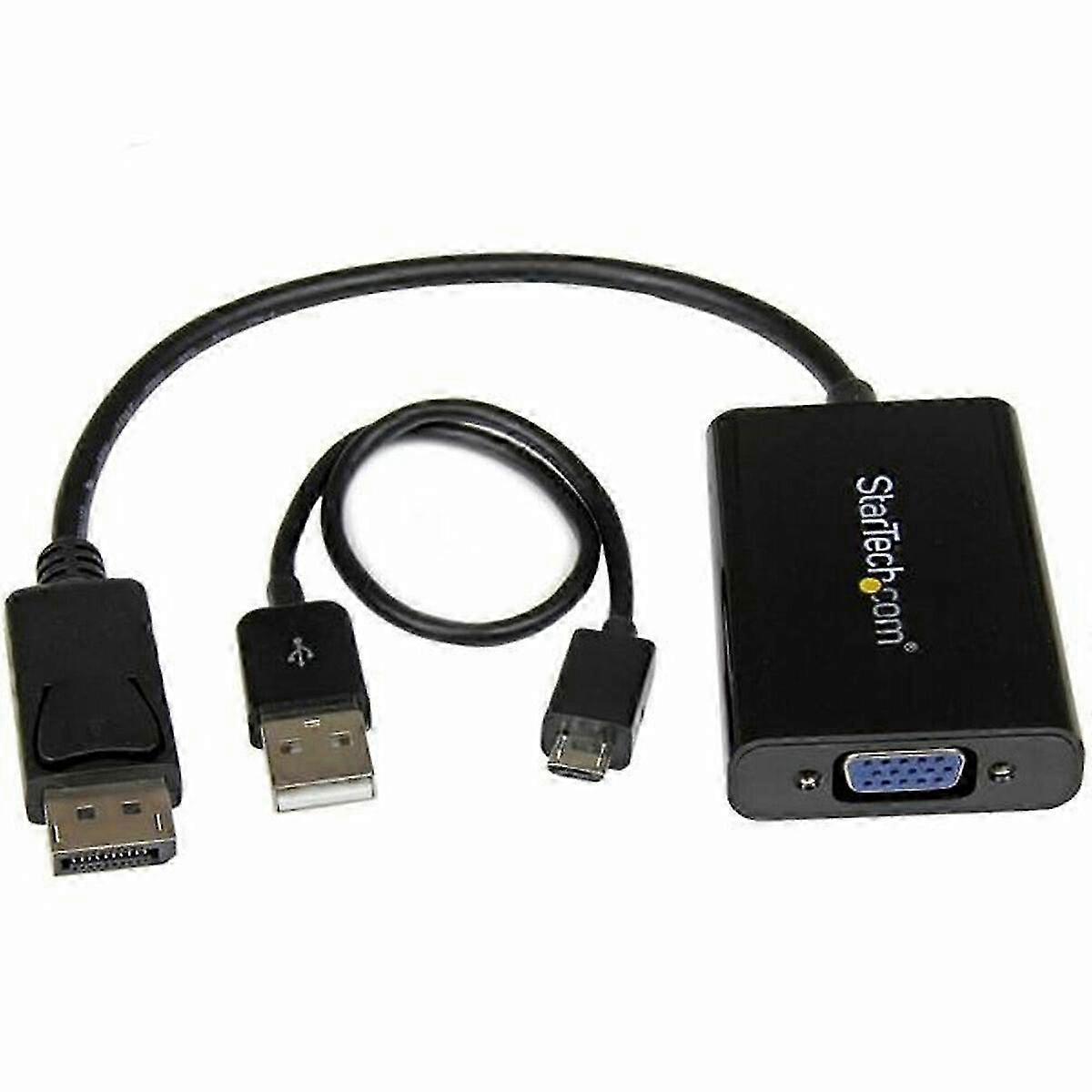 Adattatore da DisplayPort a SVGA Startech DP2VGAA Nero hwyNO.63
