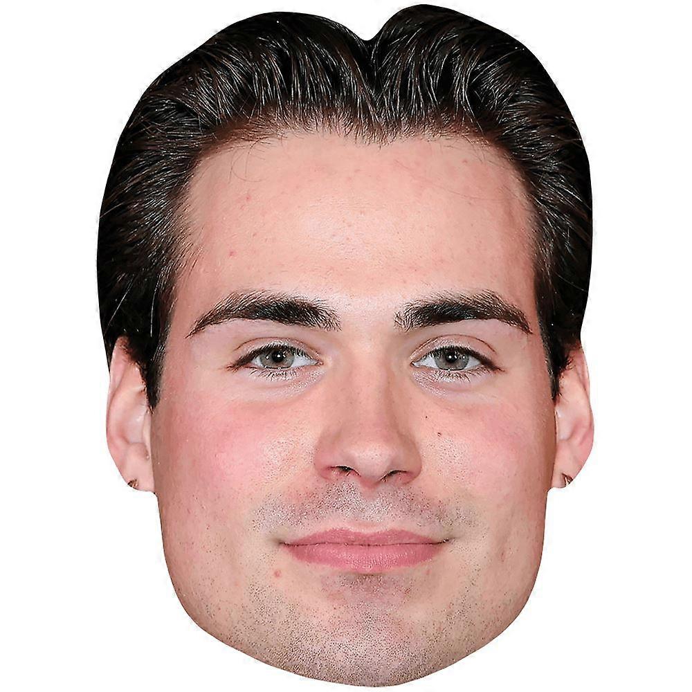 Alexandre Martin Deakin (Stubble) Celebrity Mask, Flat Card Face