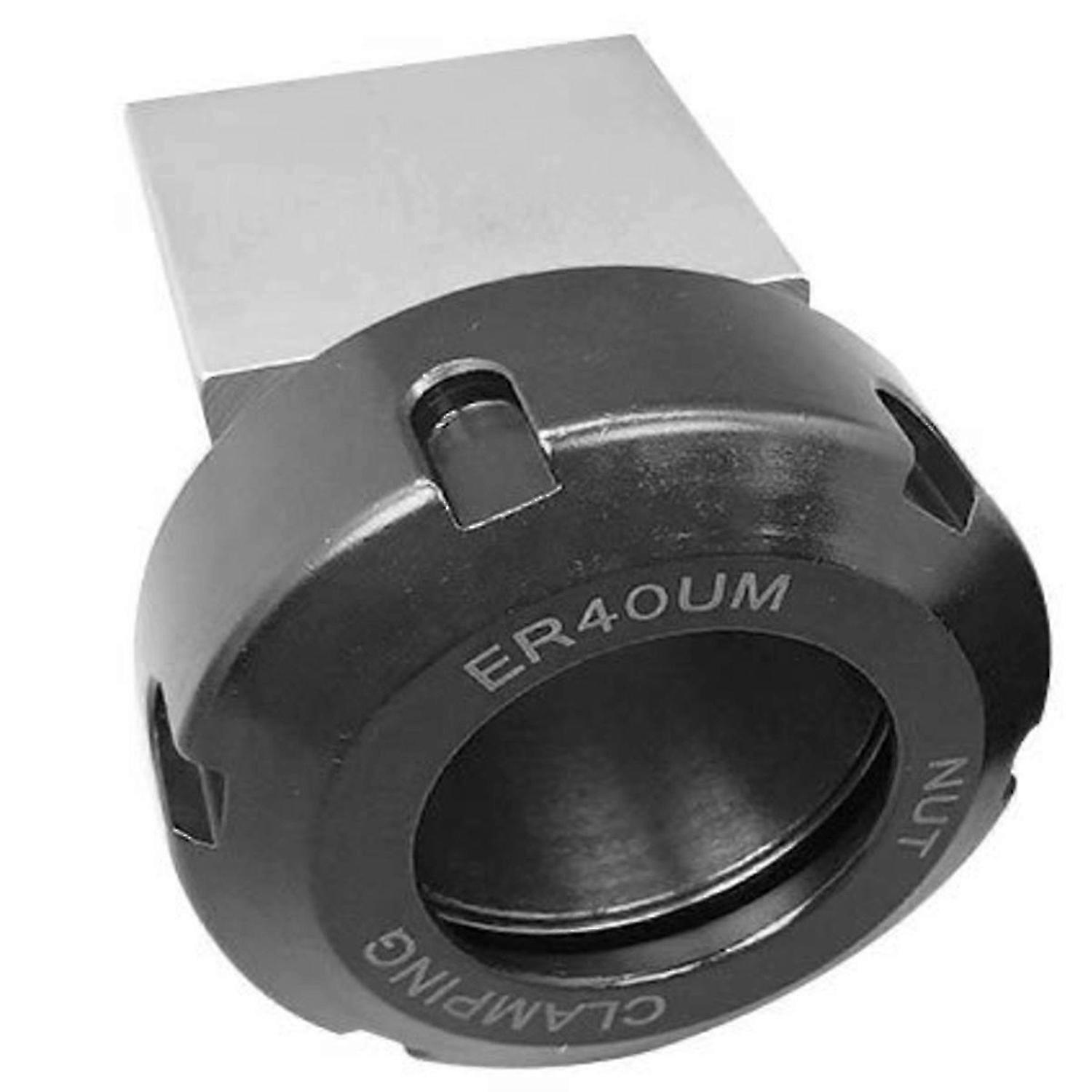 Quadratischer Vier-Eck-Spannfutterblock ER40 Spannfutterhalterung Werkstückbefestigungshalterung Geeignet für CNC-Drehmaschine En