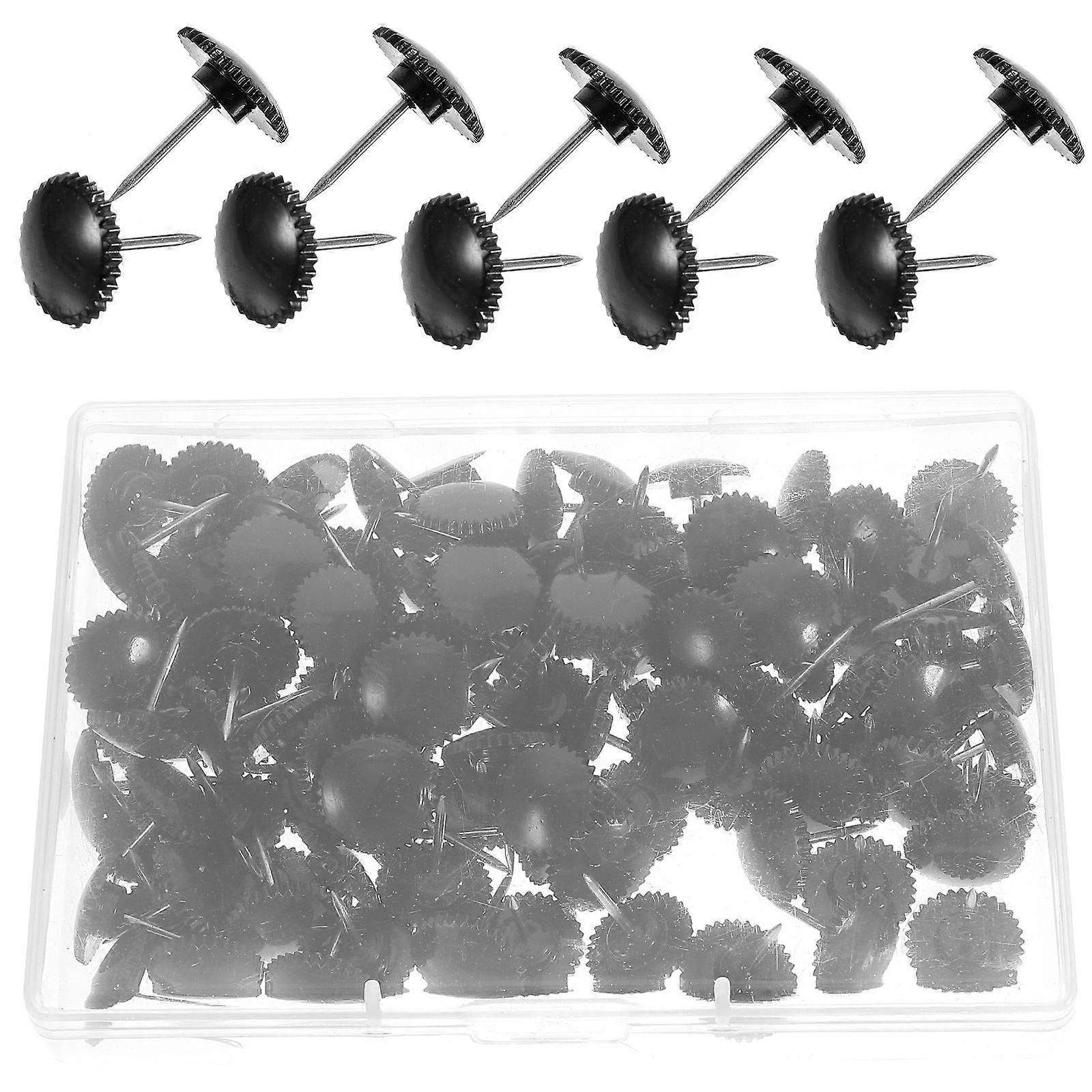 100pcs Push Pins for Cork Boards, Multi Function Thumbtacks for Office & Classroom Use, Versatile Tacks for Bulletin Boards & Map Markers, Easy