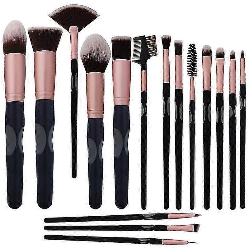 16 Piece Makeup Brushes Set for Powder Blush and Eye Shadow Application