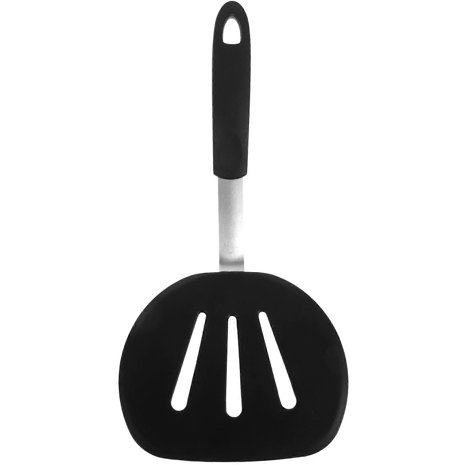 Ergonomic Heat Resistant Silicone Frying Spatula for Home and Restaurant Cooking – Non Stick, Easy Storage Design for Eggs and More