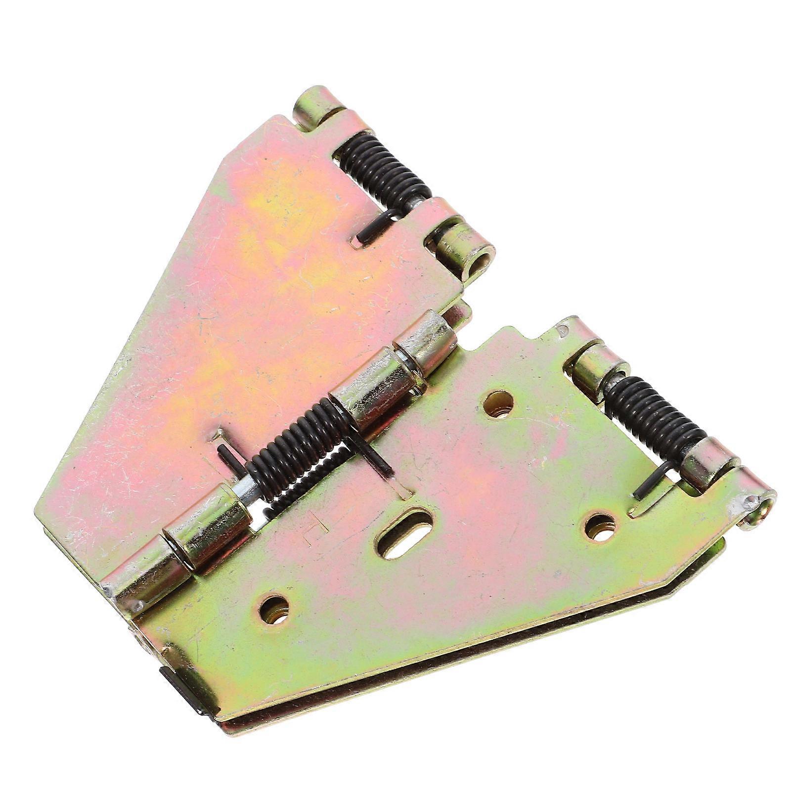 Folding Table Hinge with Cross Spring Buckle – Butterfly Iron Hinge for Dining Tables, Sewing Machines, and Cabinets – Easy Open and