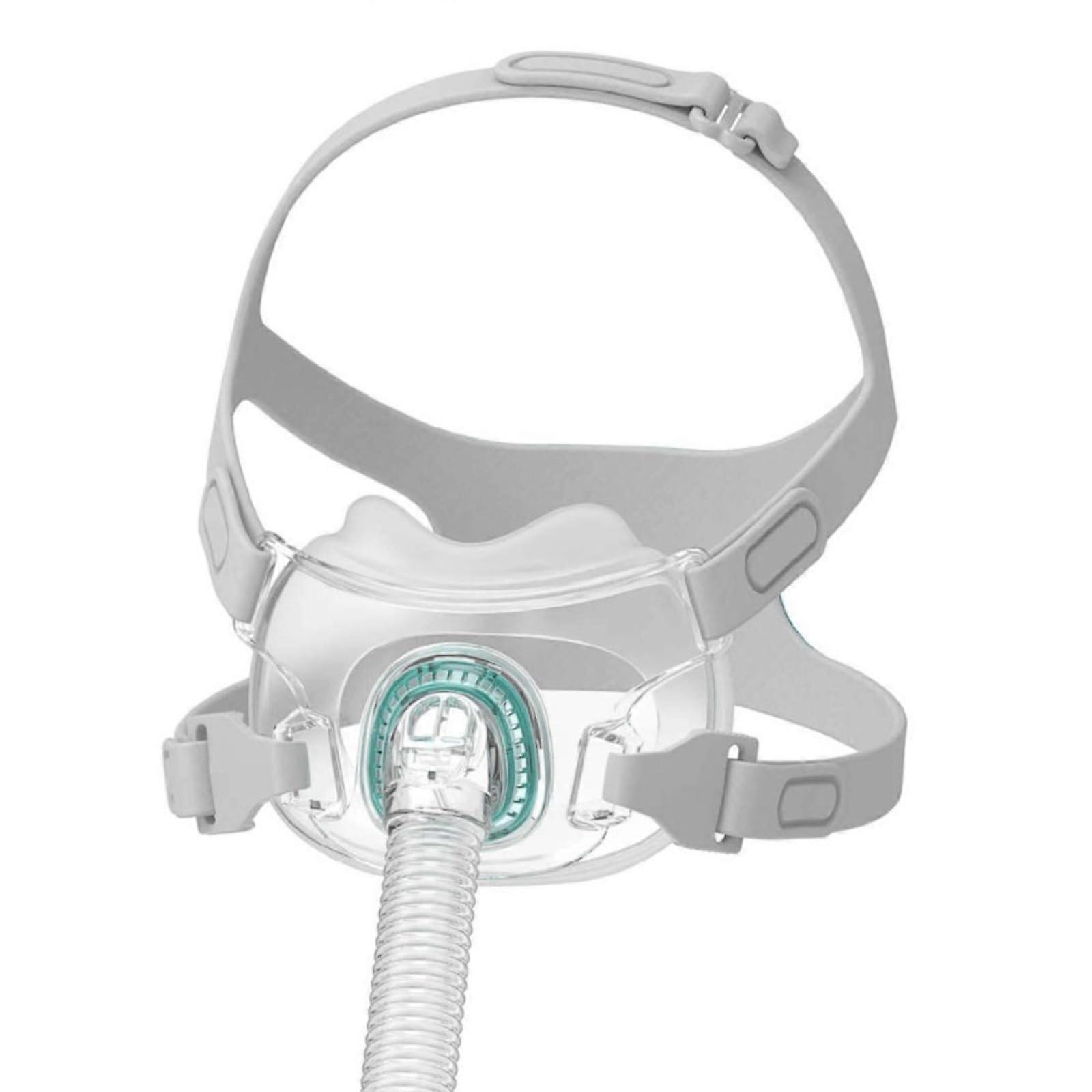 Replacement Full Face Kit Includes Adjustable Headgear and More, Secure Seal for Comfortable Fit, Reusable Covers Nose Mouth Pillow for Sleep (L)